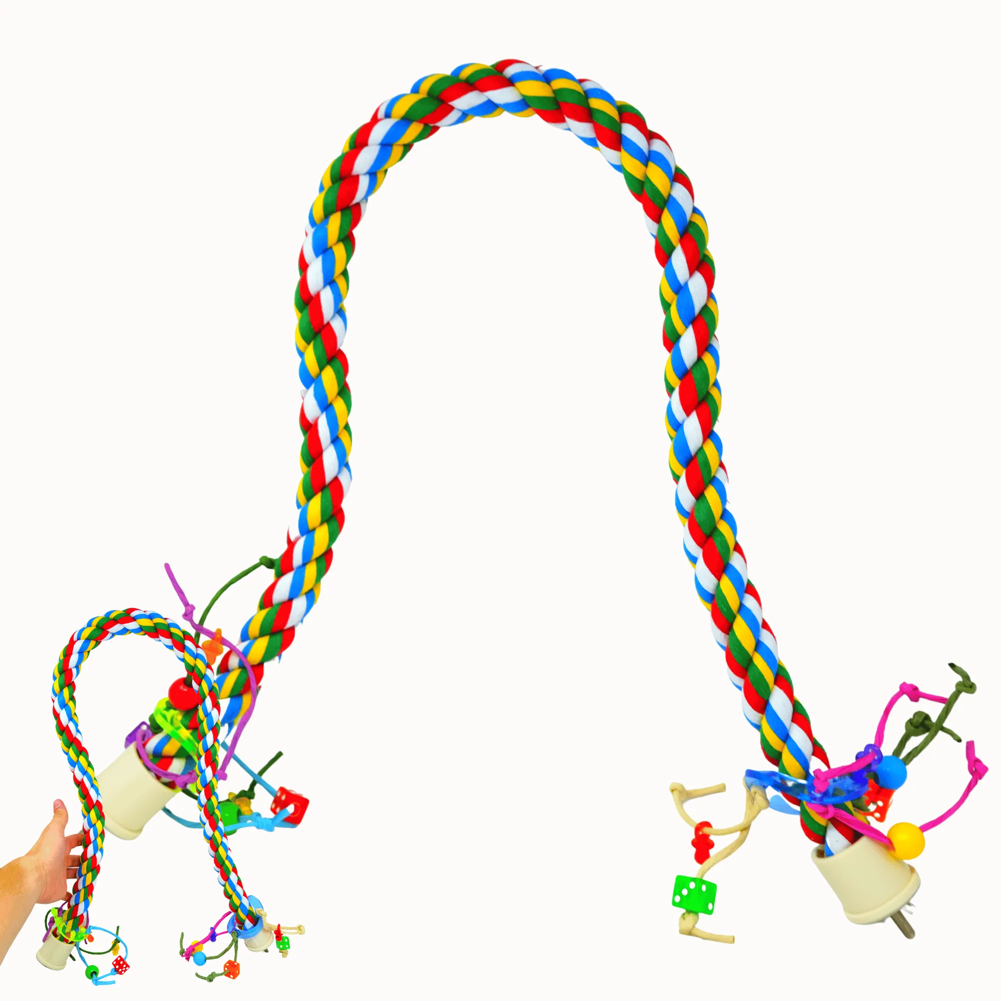 1114 Huge Rope Charm Perch 48"