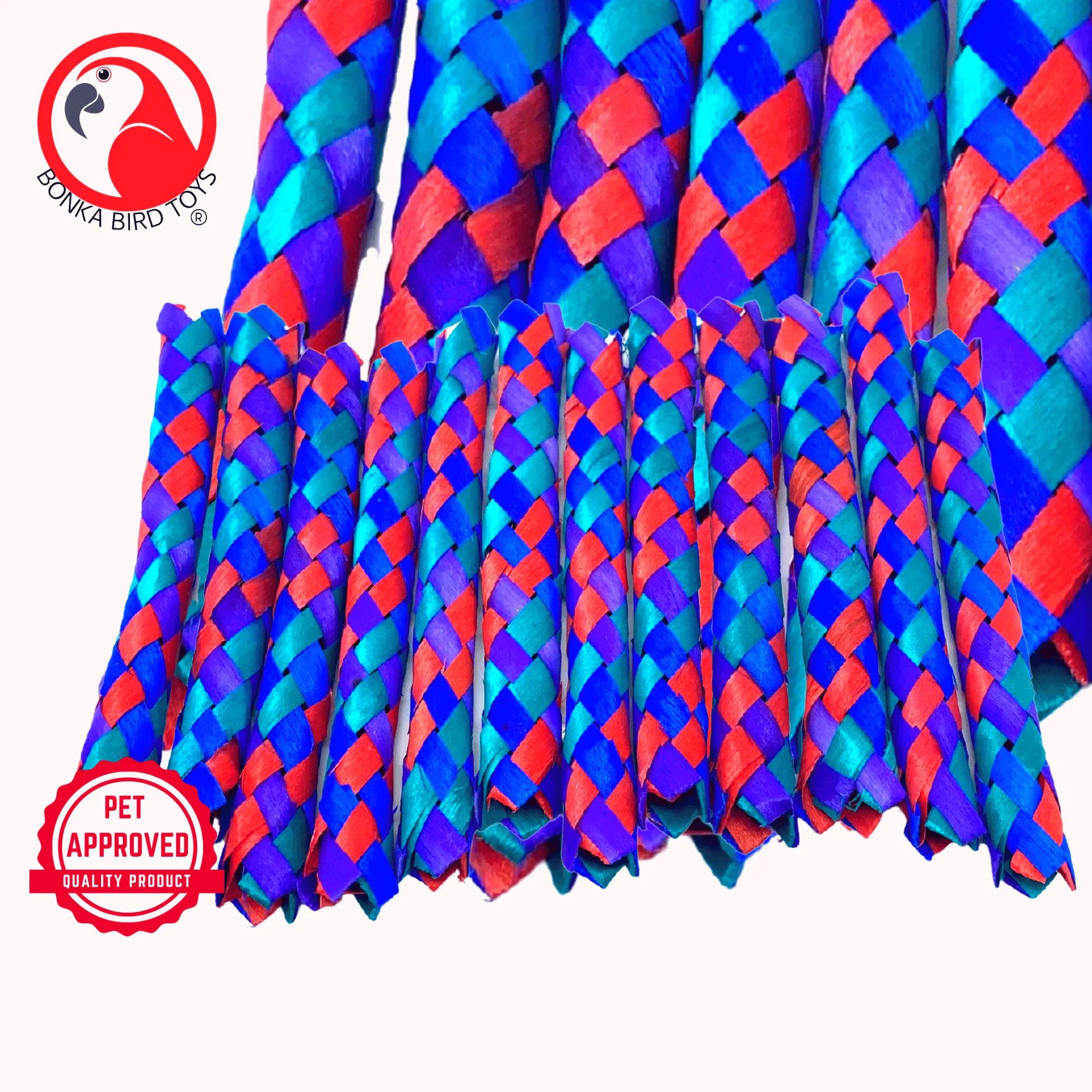 1200  12Pk Colorful Chinese Finger Traps