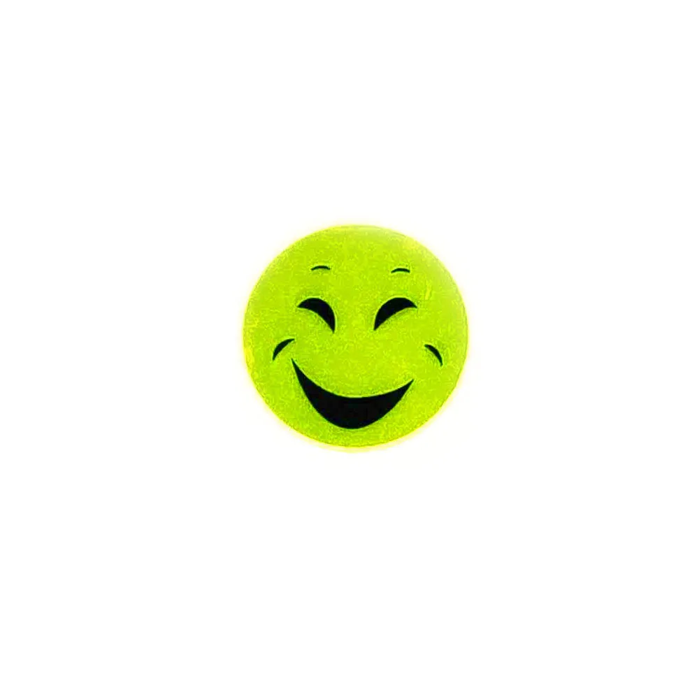 15 PC Emoji Reflective Stickers Neon Decals Night Safety Car Bicycle Bag Helmet