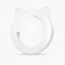2-Pack Large-Capacity Live Video Conference Ring Light for Mobile Phone Selfies | Cat Ears
