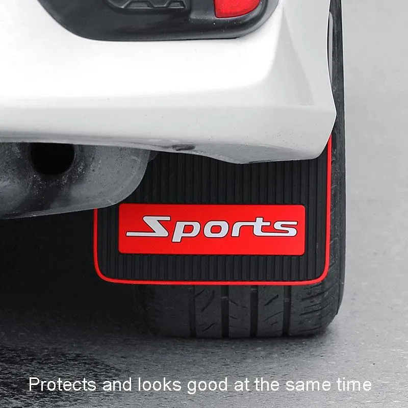 2Pcs Car Tire Mud Flap Modification | Plastic Anti-Splash Mud Flap Fender Guard | Cat Eye