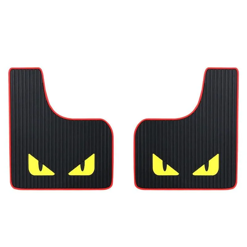 2Pcs Car Tire Mud Flap Modification | Plastic Anti-Splash Mud Flap Fender Guard | Cat Eye