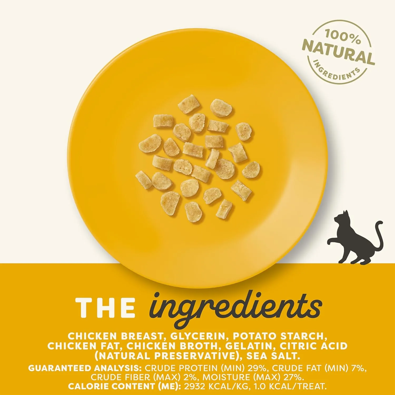 Applaws Natural Cat Treats, Limited Ingredient Freeze-Dried Cat Treats, 100% Protein, Healthy & Nutritious, Grain-Free, Single-Ingredient Cat Treats, Chicken Freeze Dried Cat Treats (8 x 1.0oz Bag)
