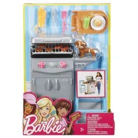 Barbie Outdoor Accessory Set Bbq Grill