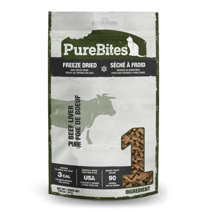 Beef Liver Freeze Dried Cat Treats - PureBites