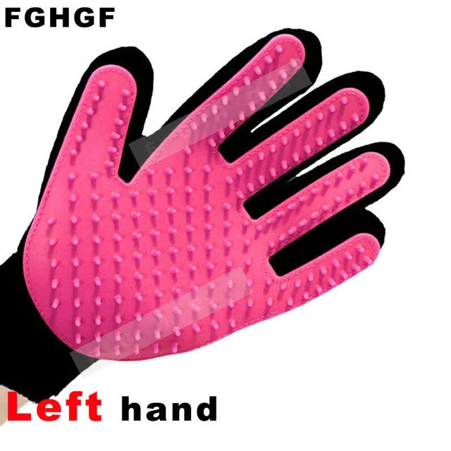 Best Cat Grooming Glove-  Gentle Efficient Massage Grooming