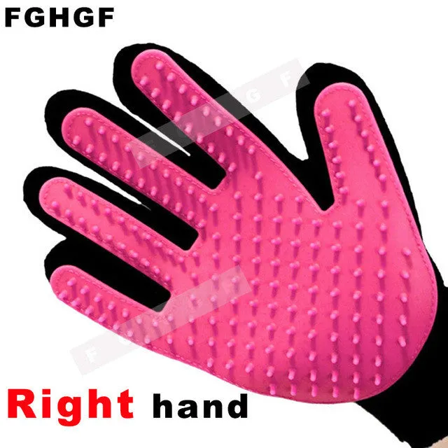 Best Cat Grooming Glove-  Gentle Efficient Massage Grooming