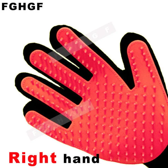 Best Cat Grooming Glove-  Gentle Efficient Massage Grooming