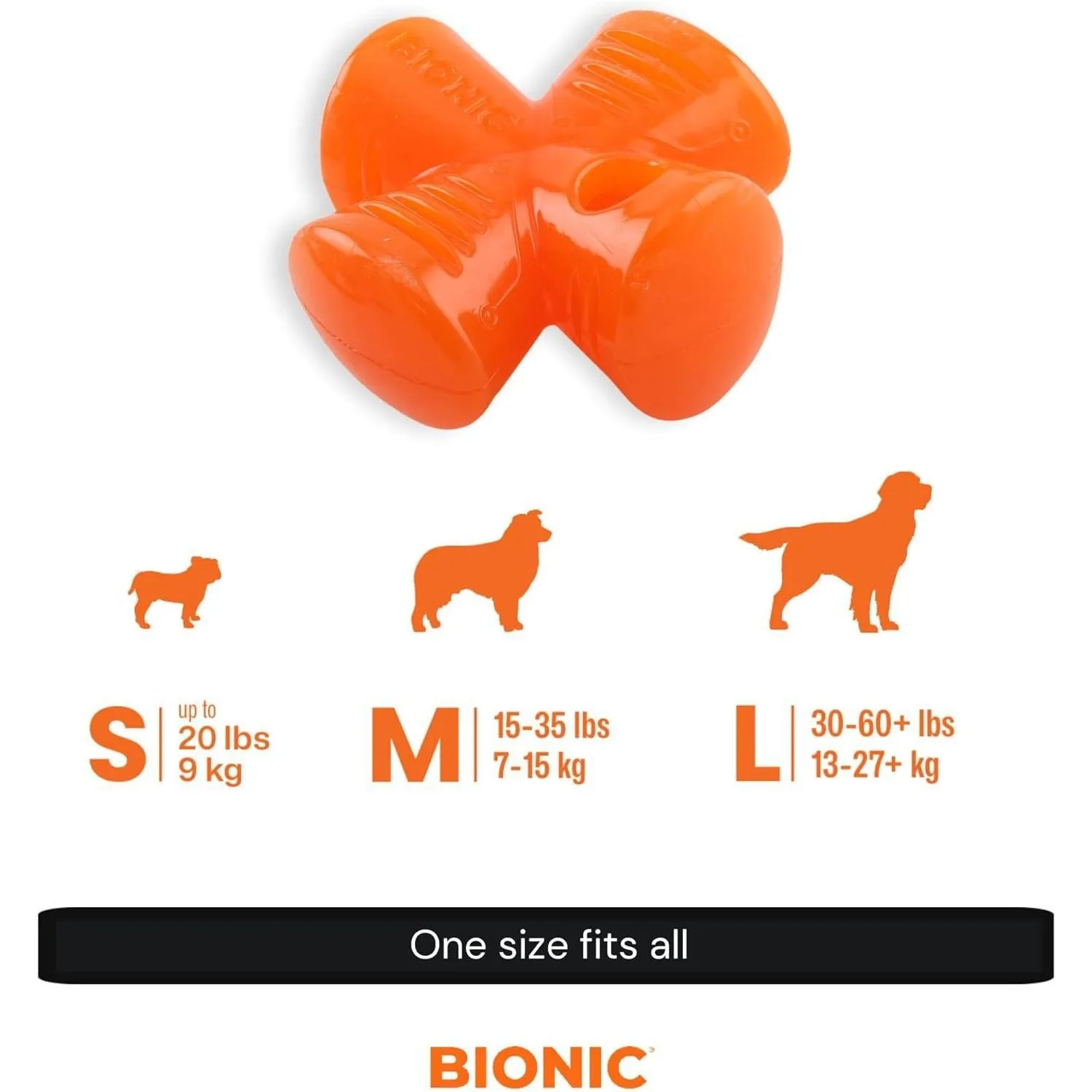 Bionic Rubber Stuffer Dog Toy