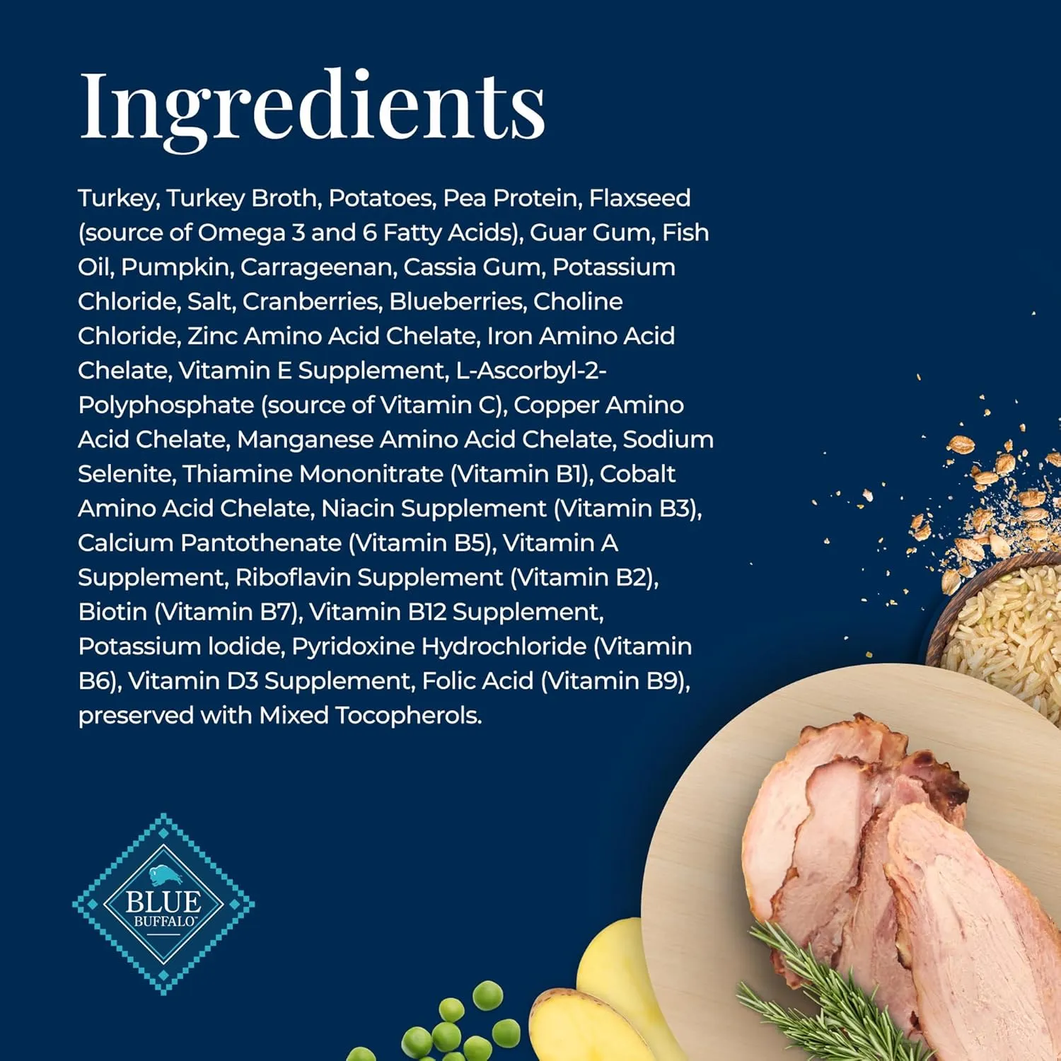 Blue Buffalo Basics Grain-Free Wet Dog Food for Small Breed Adult Dogs, Limited Ingredient Diet, Turkey Recipe, 3.5-oz Cups, 12 Count