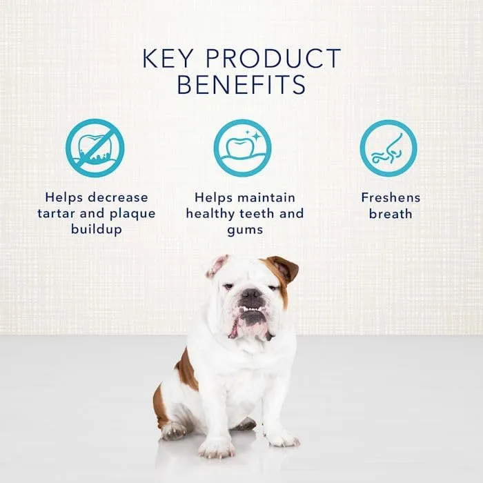 Blue Buffalo Dental Bones Large Natural Dental Chew Dog Treats Bag Jumbo Pack