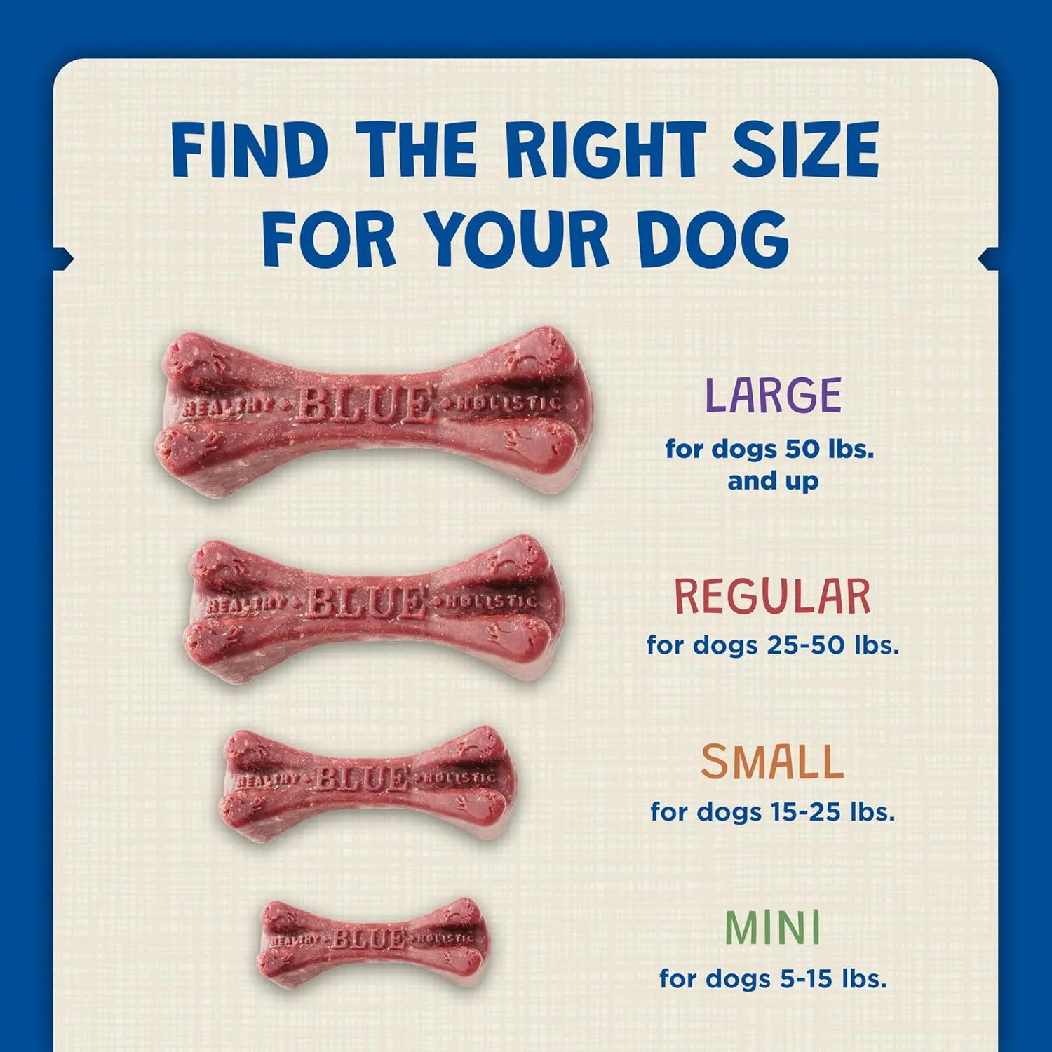 Blue Buffalo Dental Bones Mini Natural Dental Chew Dog Treats Bag Value Pack