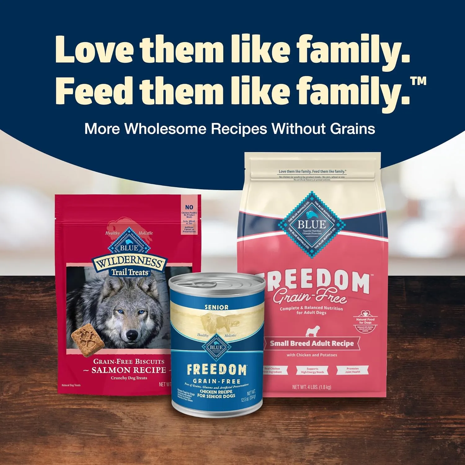 Blue Buffalo Freedom Grain-Free Small Breed Dry Dog Food, Supports High Energy Needs, Made in the USA With Natural Ingredients, Chicken & Potatoes, 4-lb Bag