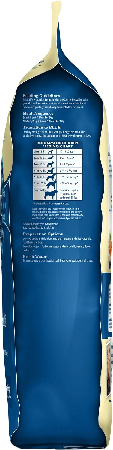 Blue Buffalo Life Protection Formula Senior Dog Chicken and Brown Rice Recipe Dry Dog Food  - 6 lbs.