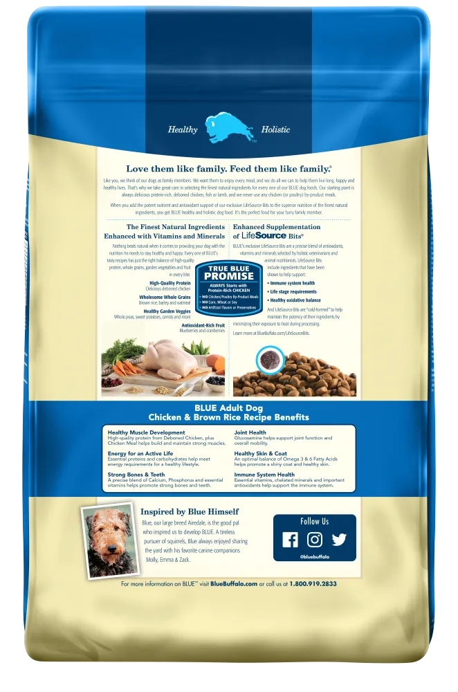 Blue Buffalo Life Protection Natural Chicken & Brown Rice Recipe Adult Dry Dog Food