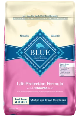 Blue Buffalo Life Protection Natural Chicken & Brown Rice Recipe Small Breed Adult Dry Dog Food