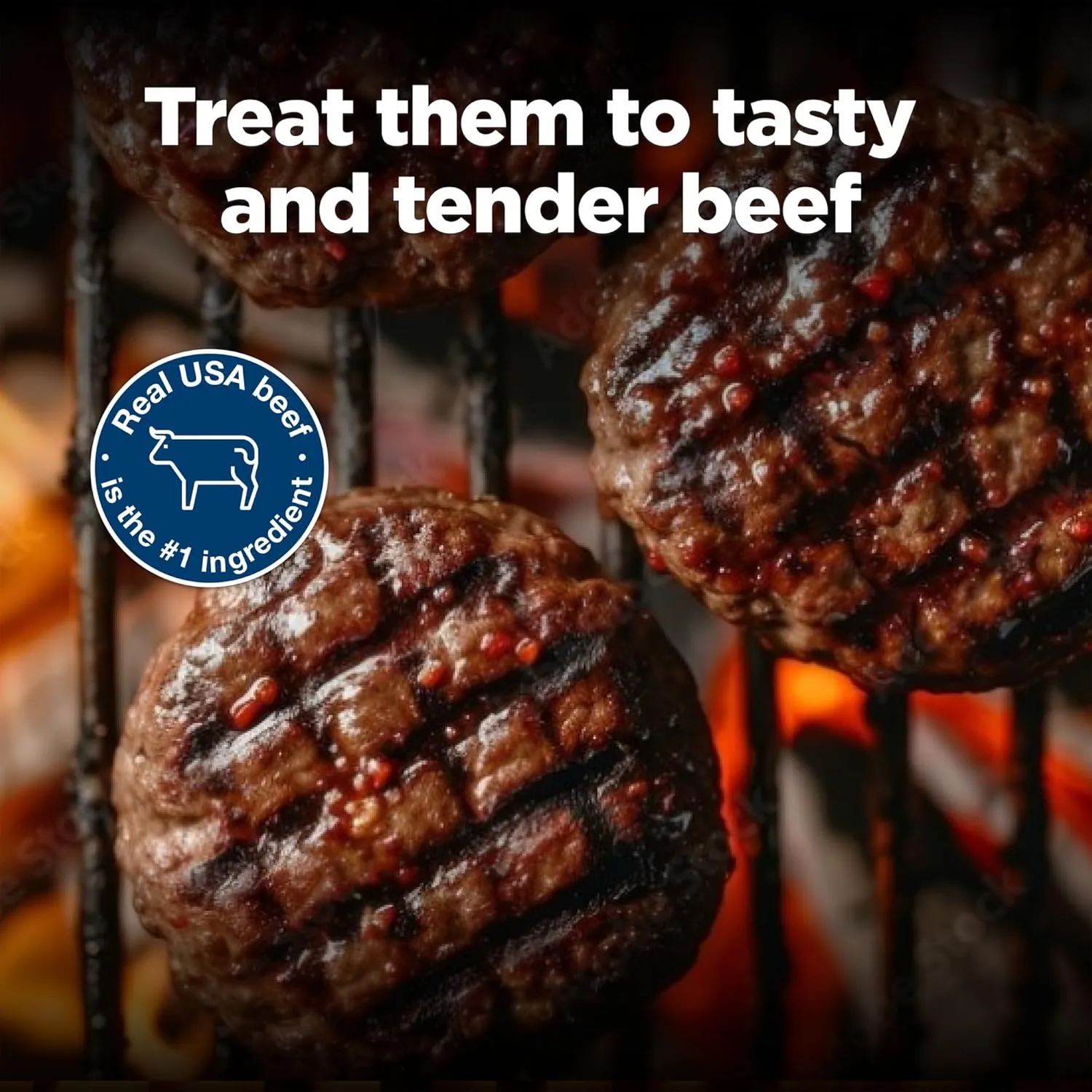 Blue Buffalo Nudges Grillers Natural Dog Treats, Beef, 16oz