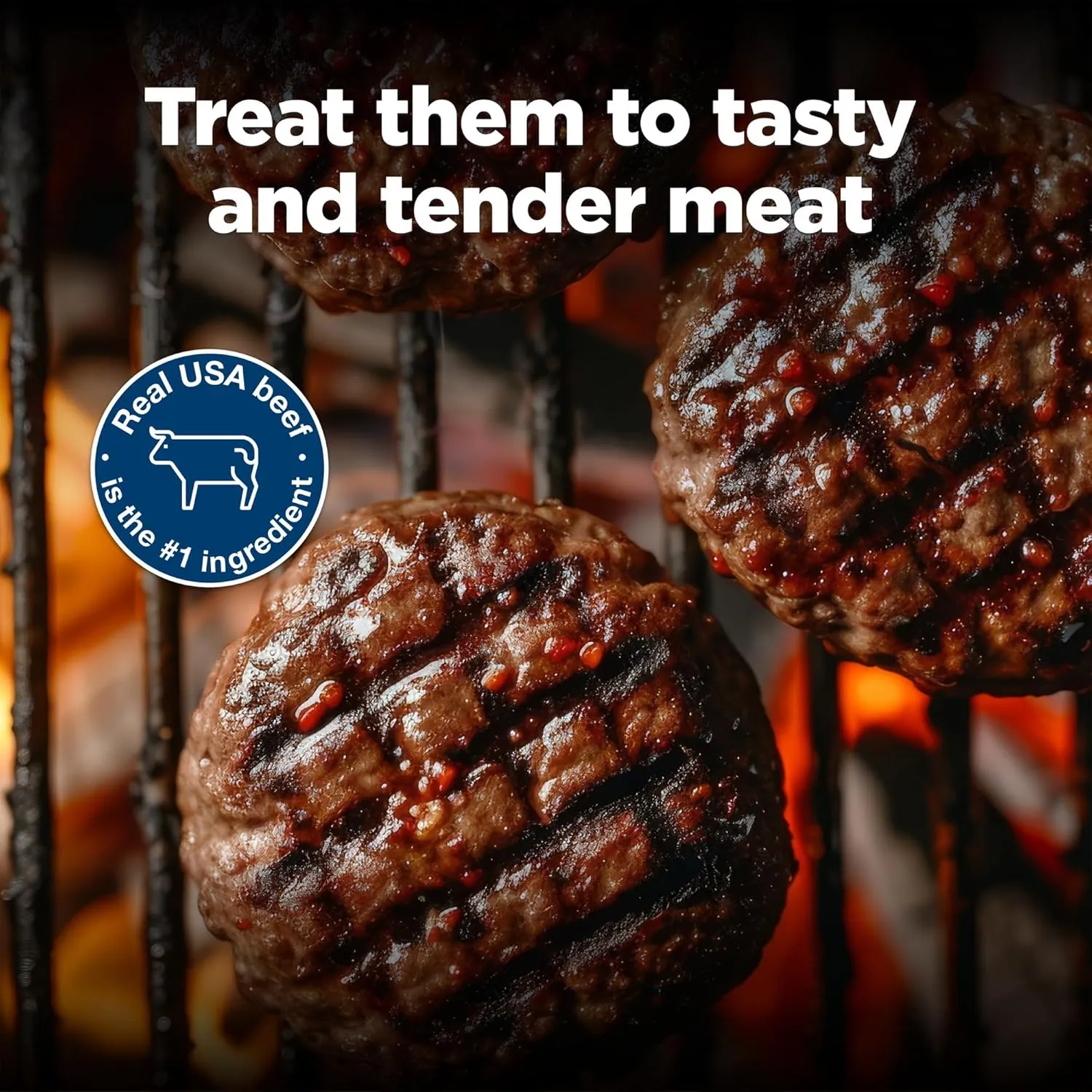 Blue Buffalo Nudges Grillers Natural Dog Treats, Made in the USA with Real Steak, 16-oz Bag
