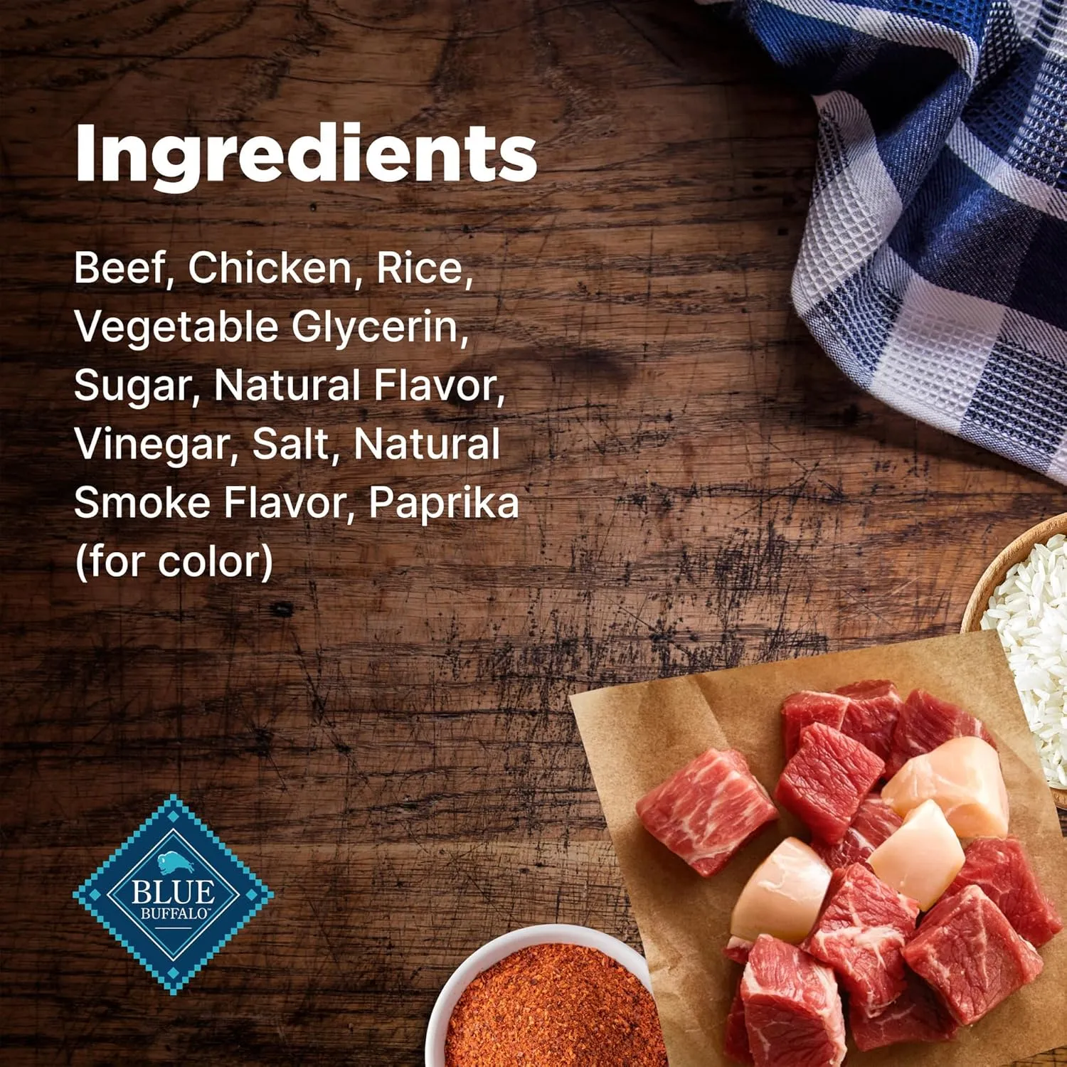 Blue Buffalo Nudges Grillers Natural Dog Treats, Made in the USA with Real Steak, 16-oz Bag