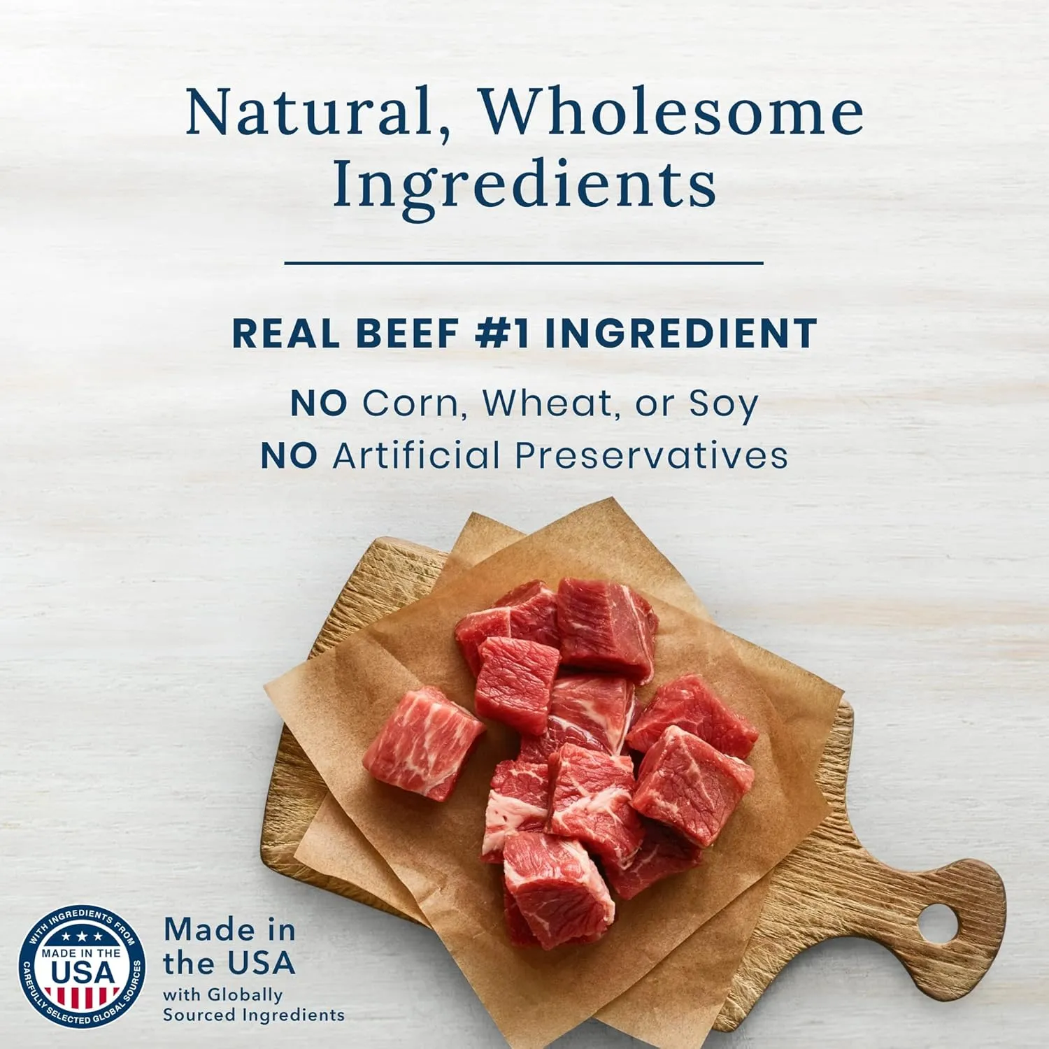 Blue Buffalo Nudges Grillers Natural Dog Treats, Steak, 10oz