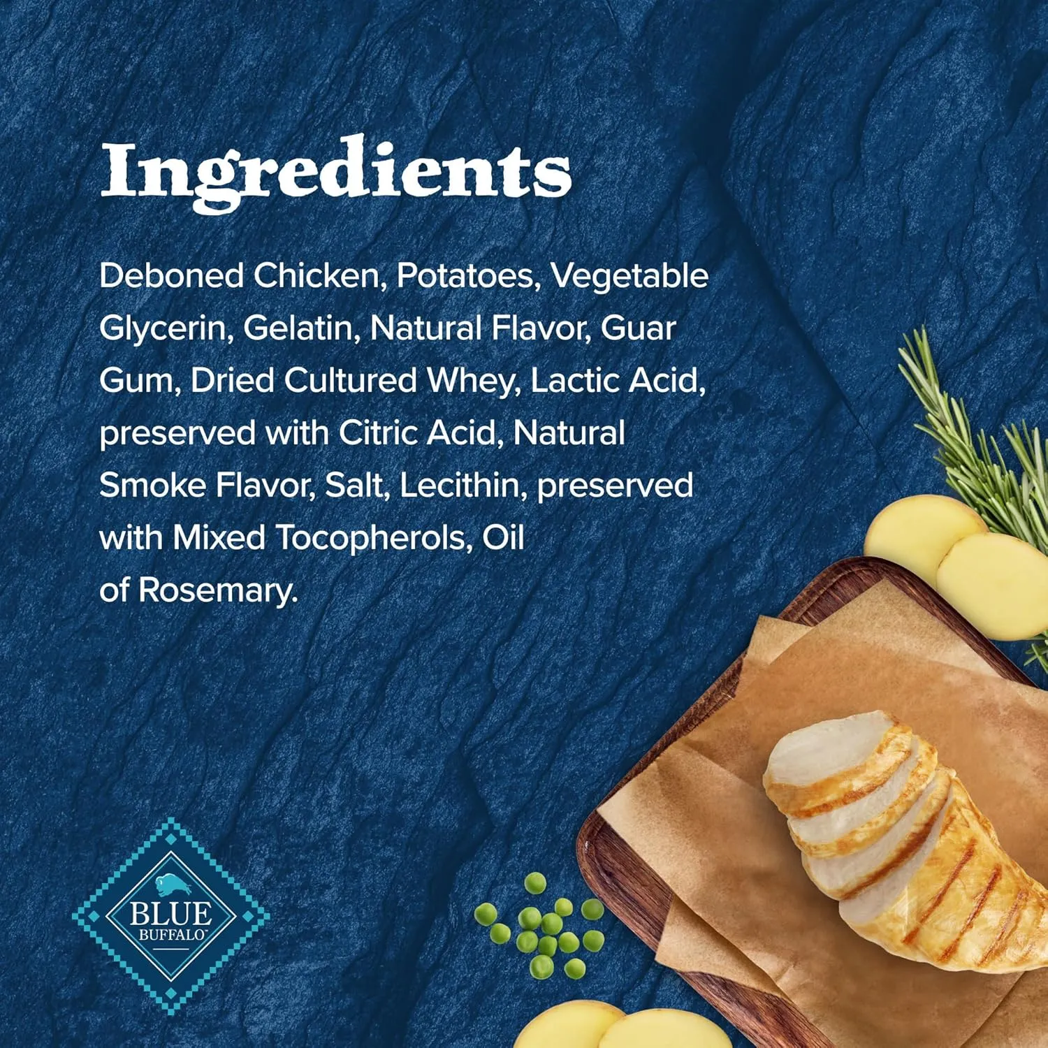 Blue Buffalo Wilderness Grain-Free and High-Protein Dog Treats Made with Natural Ingredients Chicken