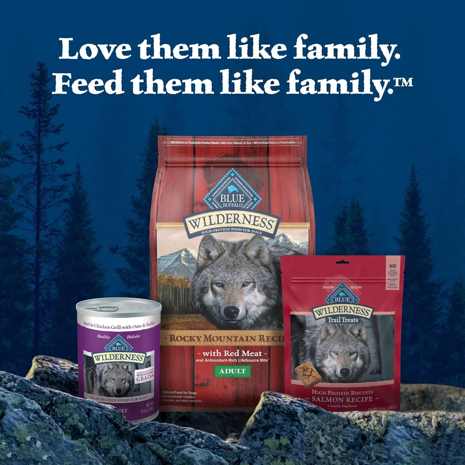 Blue Buffalo Wilderness Grain-Free and High-Protein Dog Treats Made with Natural Ingredients Chicken