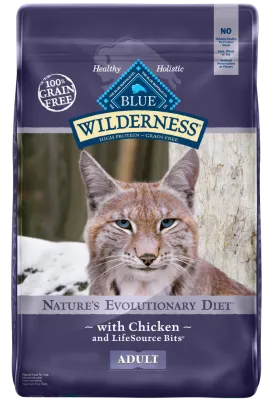 Blue Buffalo Wilderness Grain Free Chicken Recipe Dry Cat Food
