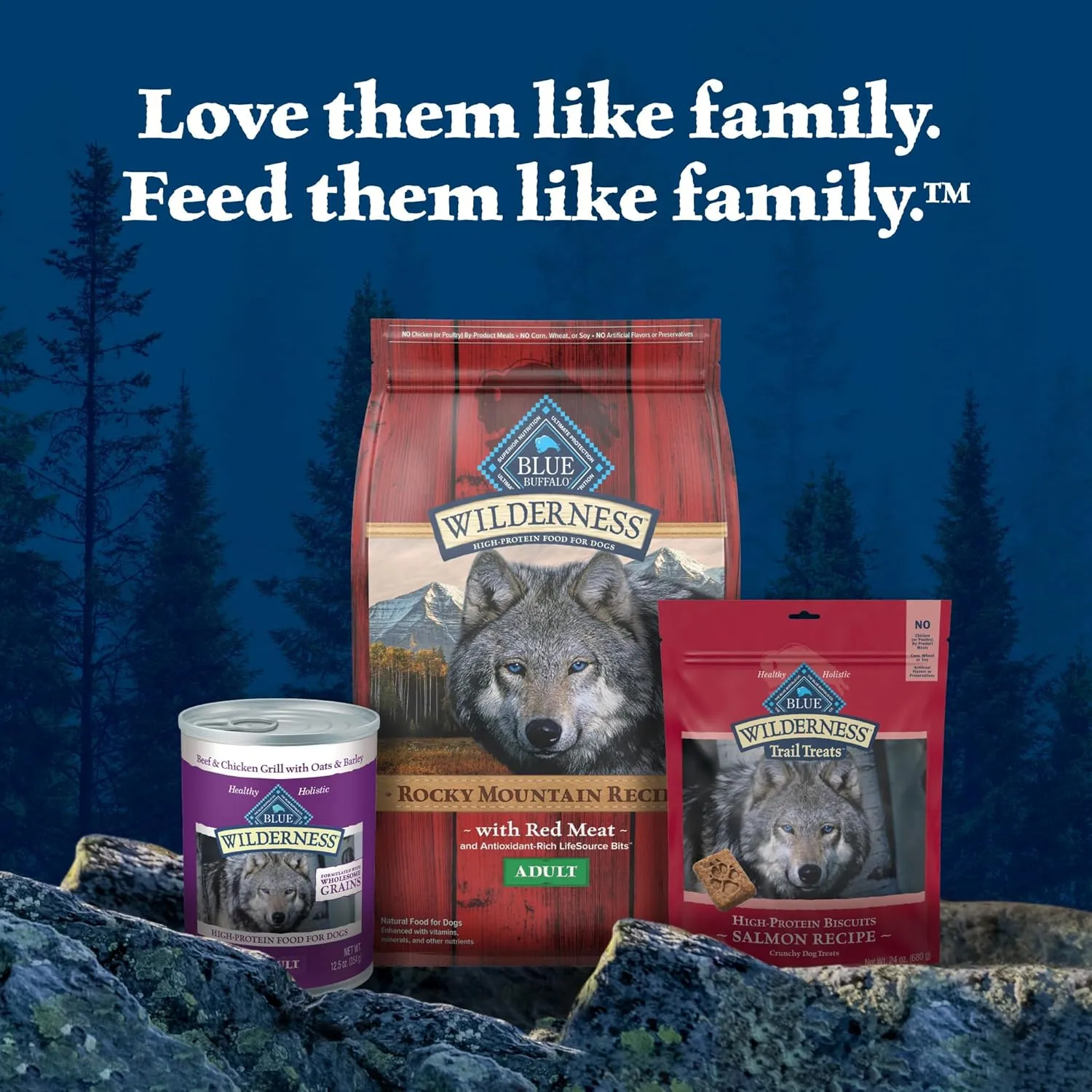 Blue Buffalo Wilderness Trail Treats Wild Bones Large Dental Chews, Grain-Free Dog Bones For Large Dogs Made with Natural Ingredients, 10-oz Bag