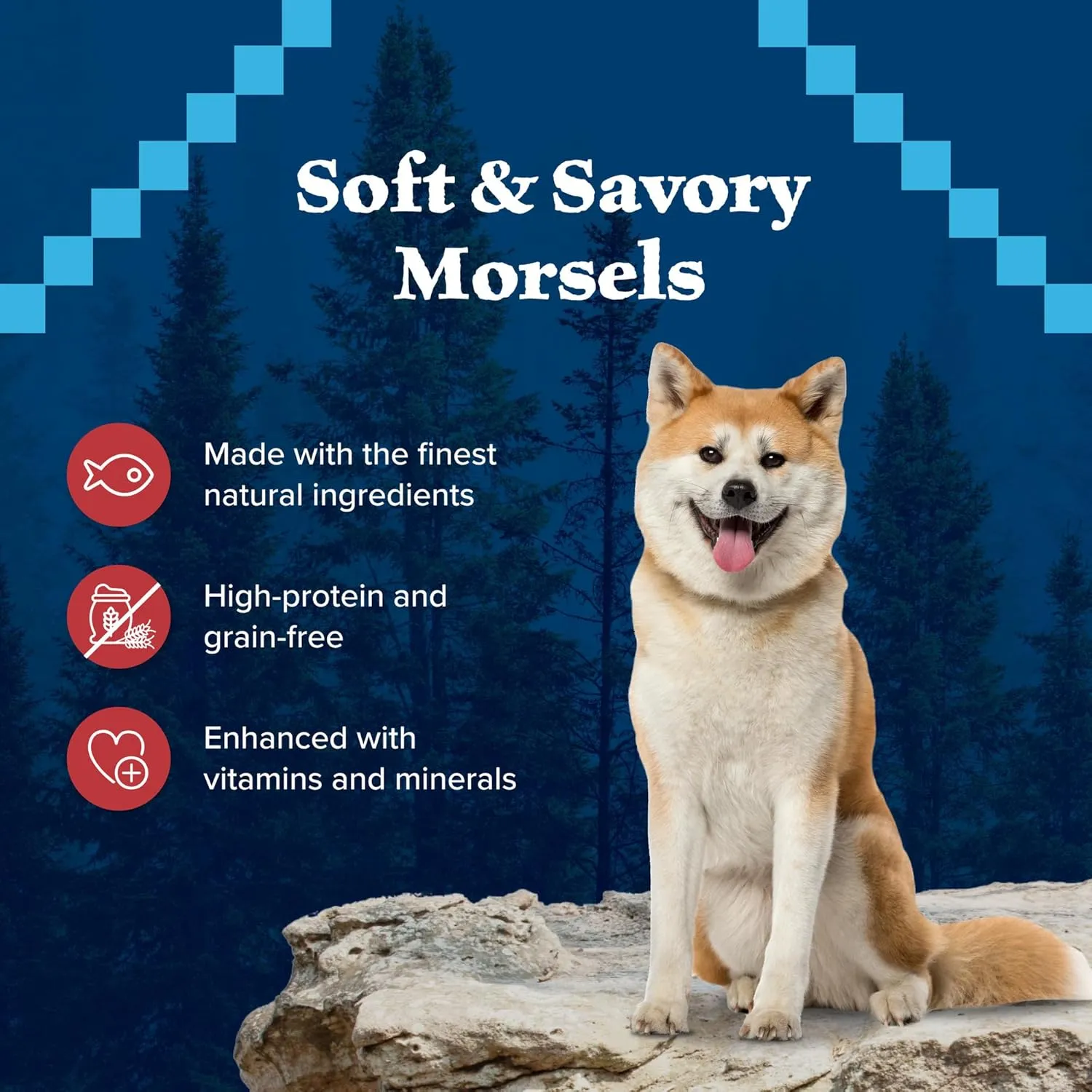 Blue Buffalo Wilderness Wild Bits Soft & Chewy Training Treats for Dogs, Grain-Free, Salmon Recipe, 4-oz. Bag