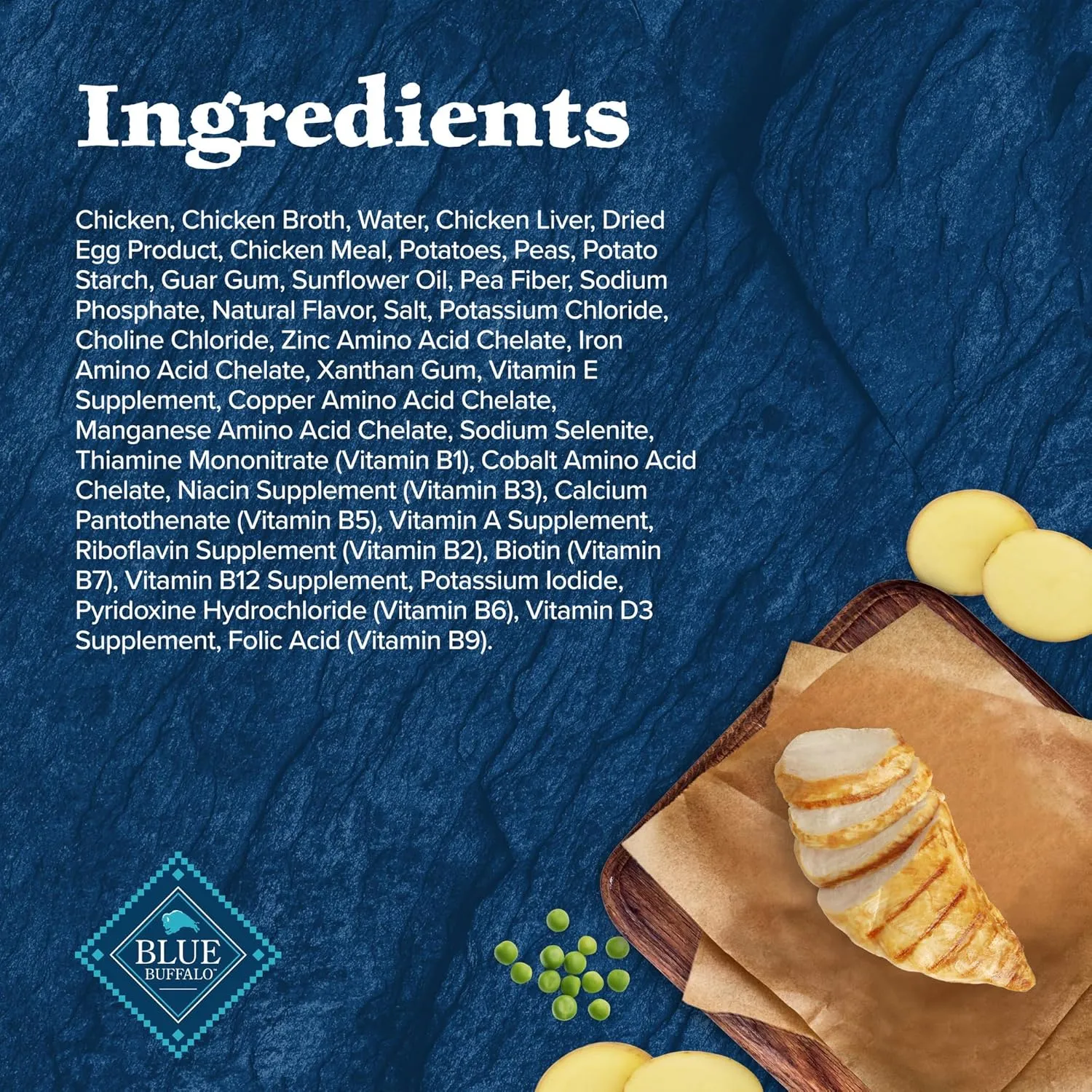 Blue Buffalo Wilderness Wolf Creek Stew High Protein, Natural Wet Food for Dogs, Hearty Chicken Stew in Gravy, 12.5-oz cans, 12 Count