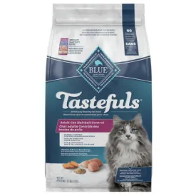 BLUE Tastefuls Indoor Health Hairball Control Dry Cat Food, 7lb