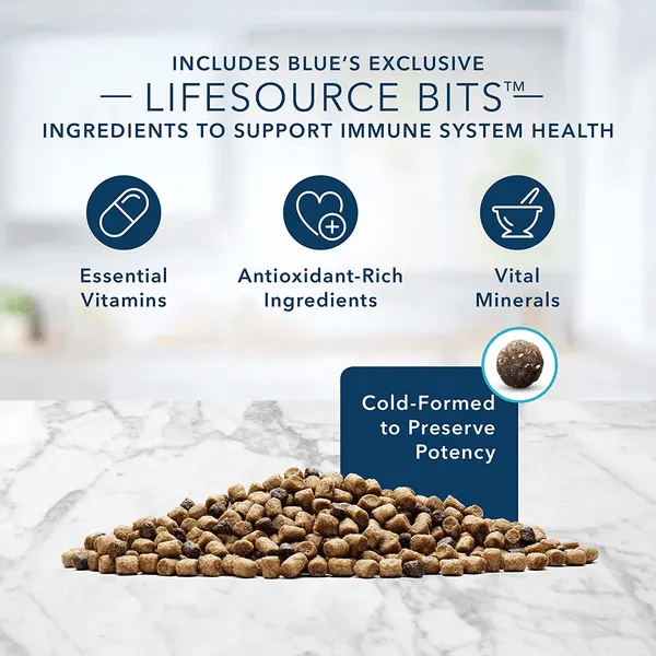 BLUE Tastefuls Indoor Health Hairball Control Dry Cat Food, 7lb