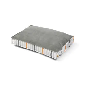 Boxy Bed Seaside Pattern Small Pet Bed - Oyster Grey