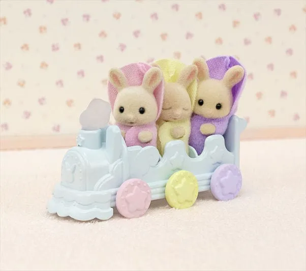 Calico Critters Triplets Baby Bathtime Set