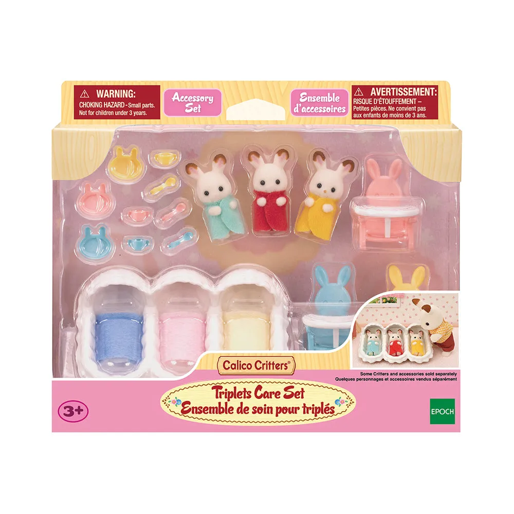 Calico Critters Triplets Care Set