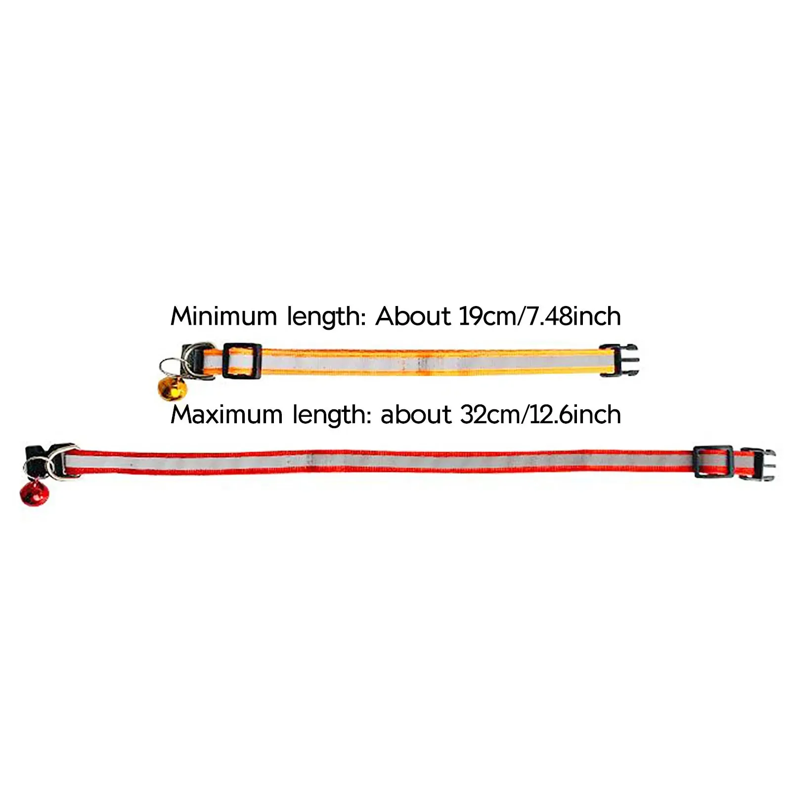 Cats Bells :Bright Colors and Reflective Safety: Our cat collars feature bright colors, durable nylon, reflective straps, and ringing bells.