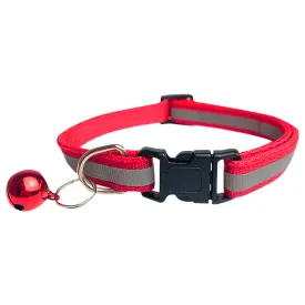 Cats Bells :Bright Colors and Reflective Safety: Our cat collars feature bright colors, durable nylon, reflective straps, and ringing bells.