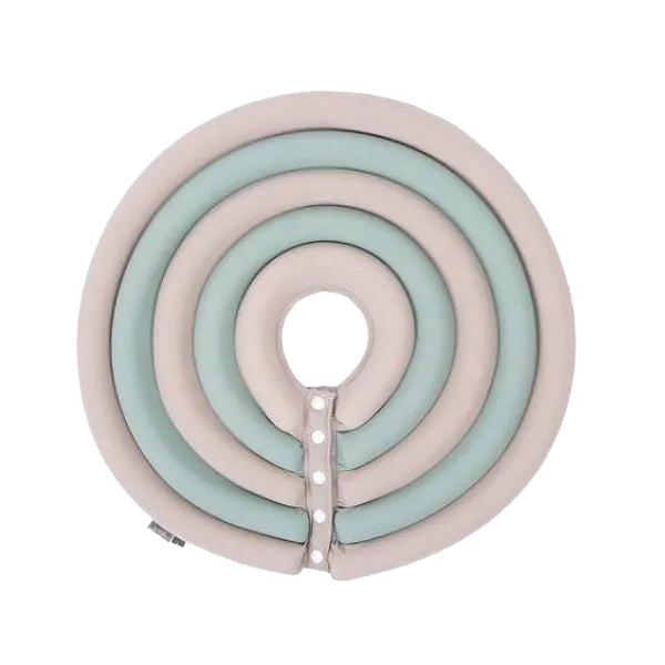 DogLemi Anti-Lick Pet Protector Collar Beige-Green L