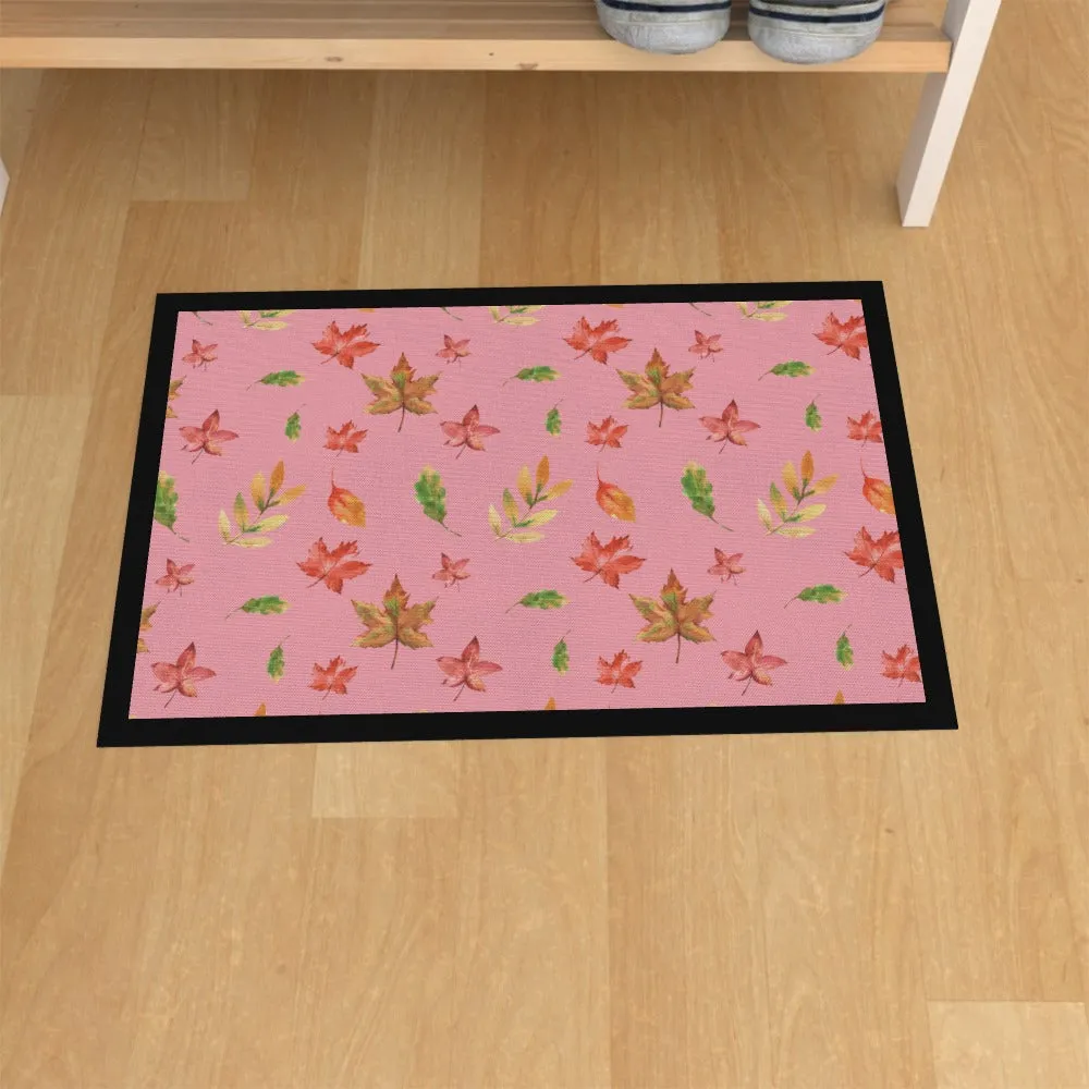 Floor Mats - Autumn Leaves Pink