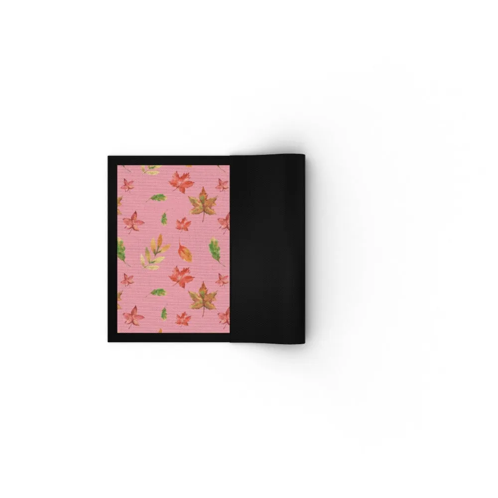 Floor Mats - Autumn Leaves Pink