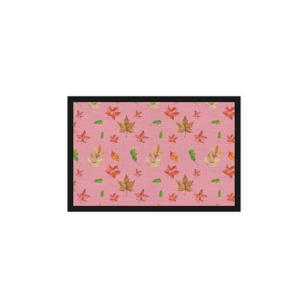 Floor Mats - Autumn Leaves Pink