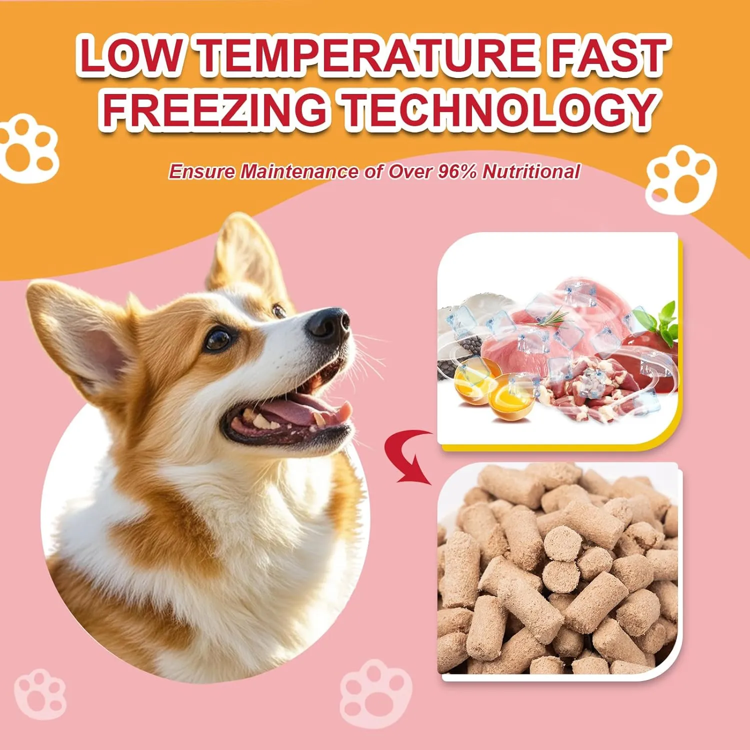 Freeze Dried Raw Bone Meat Chicken Cod Cat Dog Treats - All Natural Healthy Pet Training Treats Or Food Topper High Protein Healthy Grain Free Cat Food (85g)
