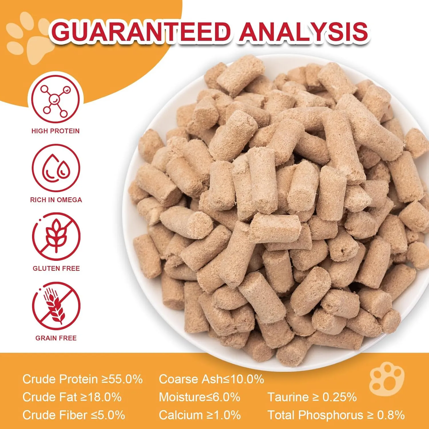 Freeze Dried Raw Bone Meat Chicken Cod Cat Dog Treats - All Natural Healthy Pet Training Treats Or Food Topper High Protein Healthy Grain Free Cat Food (85g)