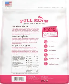 Full Moon Chicken Strips Healthy All Natural Dog Treats Human Grade Made in USA Grain Free, 1.5 Pound (Pack of 2)