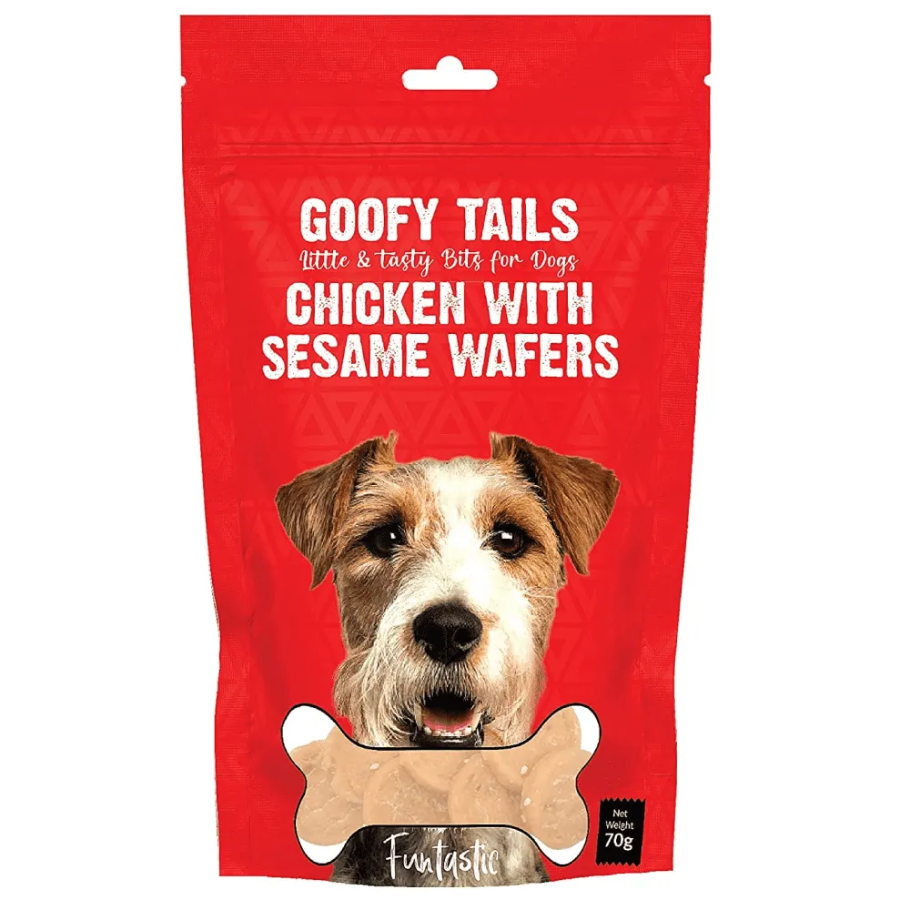 Goofy Tails Chicken with Sesame Dog Treats