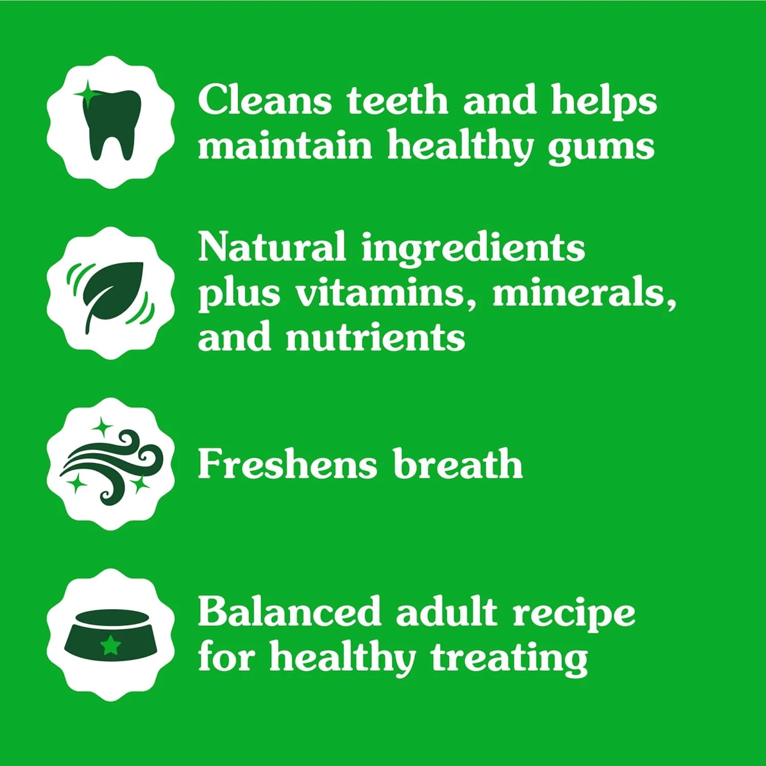 Greenies Original Teenie Natural Dental Care Dog Treats, 36 oz. Pack (130 Treats)