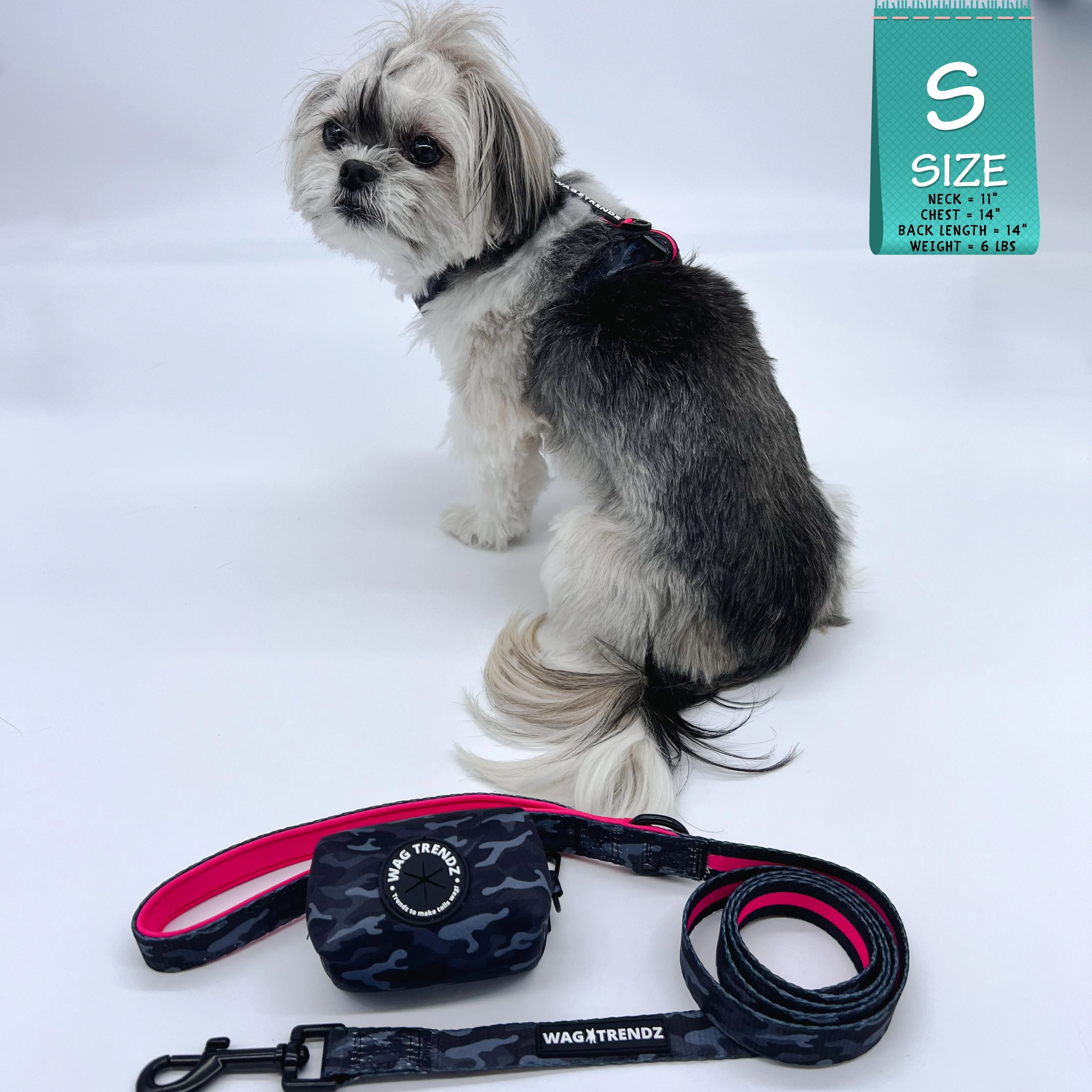 H Dog Harness | Pink Camo Chic (SHēk)