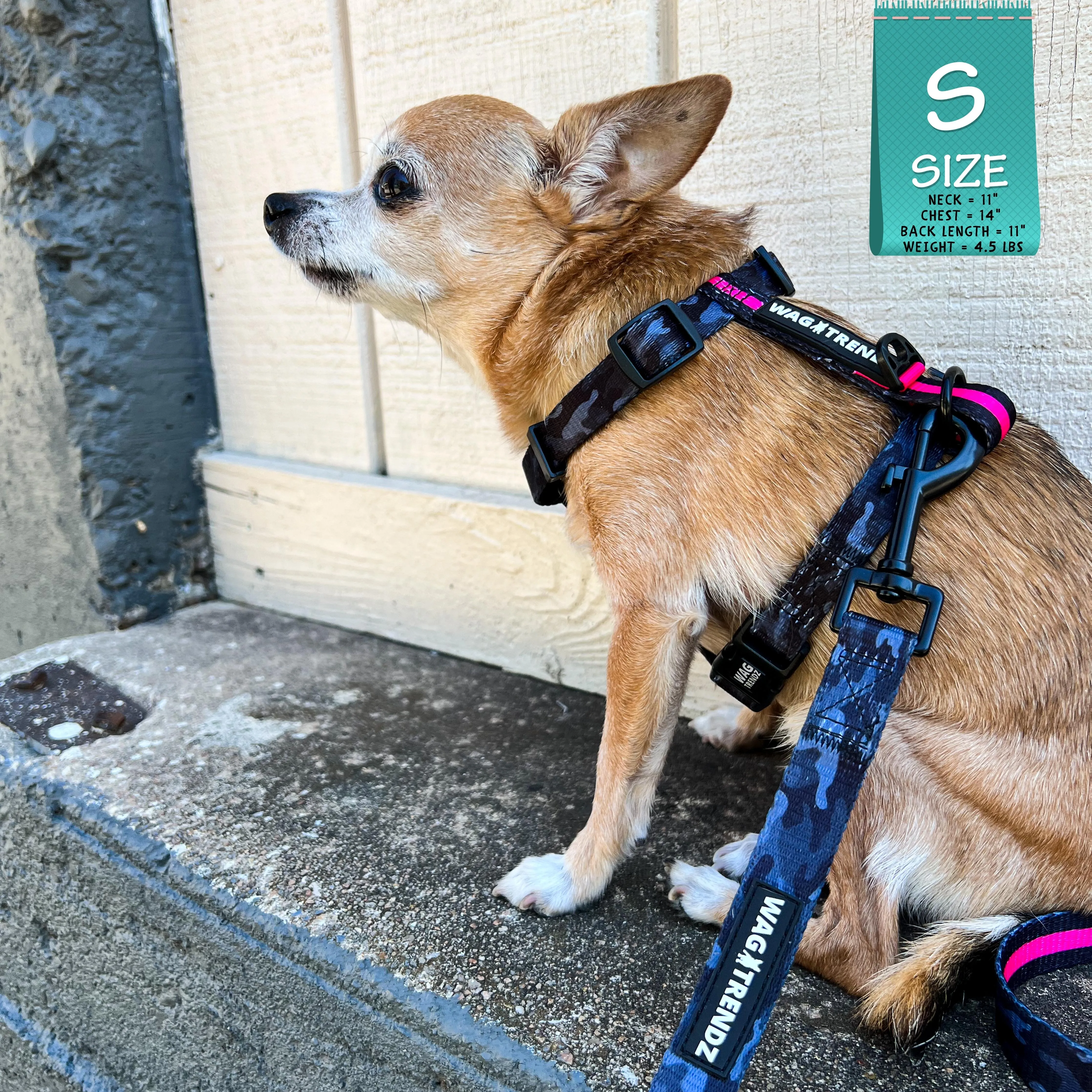 H Dog Harness | Pink Camo Chic (SHēk)