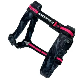 H Dog Harness | Pink Camo Chic (SHēk)