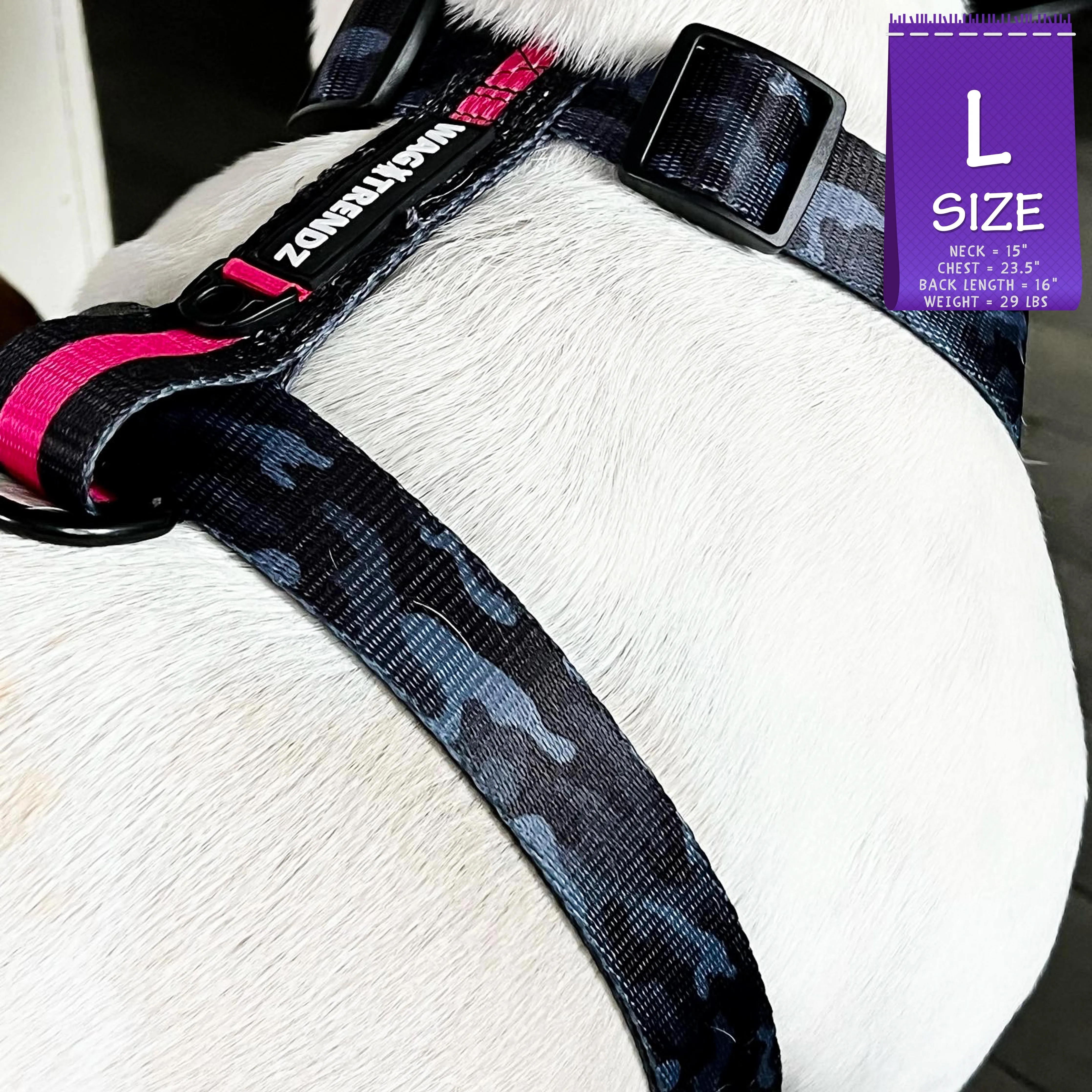 H Dog Harness | Pink Camo Chic (SHēk)